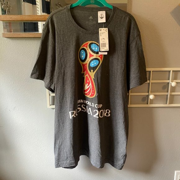 NWT ADIDAS Fifa World Cup 2018 Russia T-Shirt - Picture 4 of 5